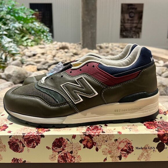 NIB New Balance 997 Aimé Leon Dore Made in USA Olive Men's Size US 10/UK 9.5 - Picture 7 of 11